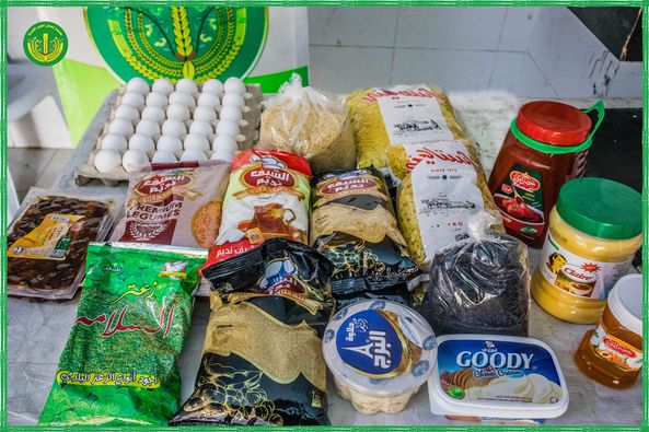 الانتهاء من توزيع السلة الرمضانية الخاصة بجمعية إنعاش الفقير الخيرية في التل